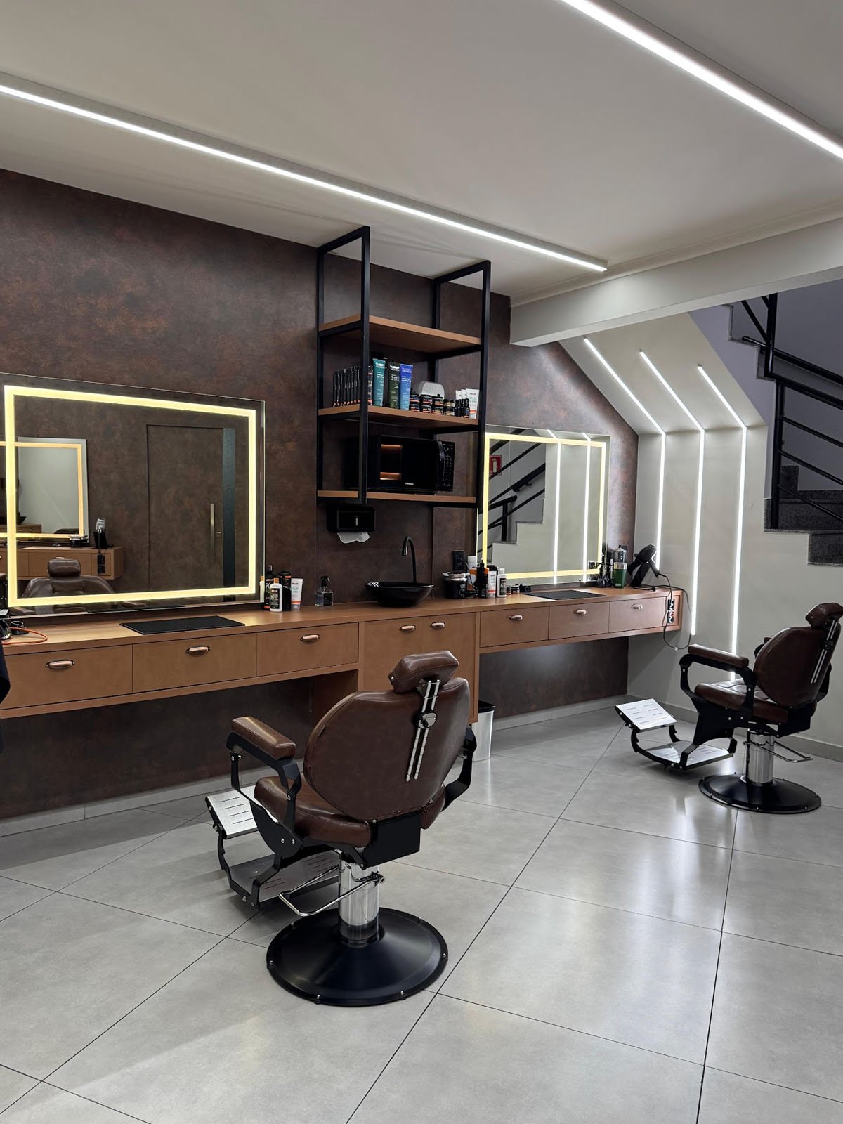 Ambiente da Ranucci Barbearia