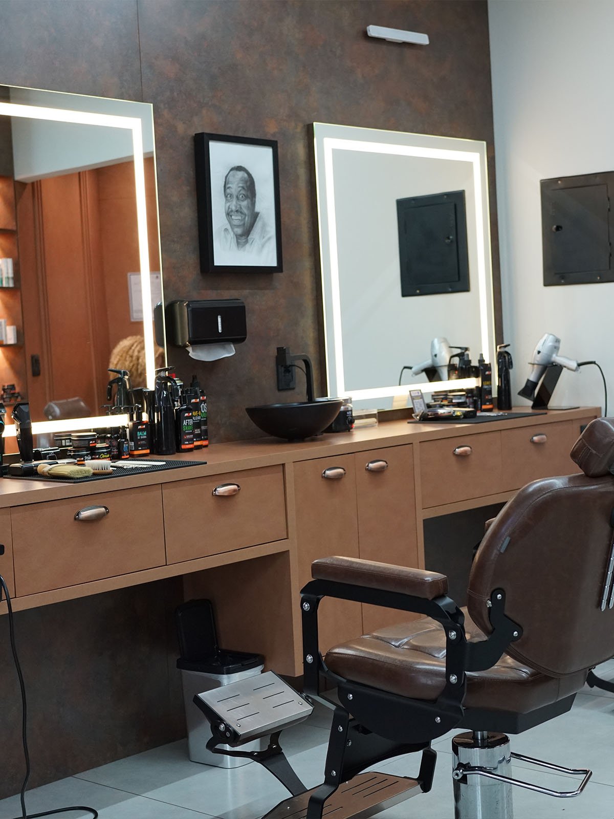 Sala de estética masculina da Ranucci Barbearia